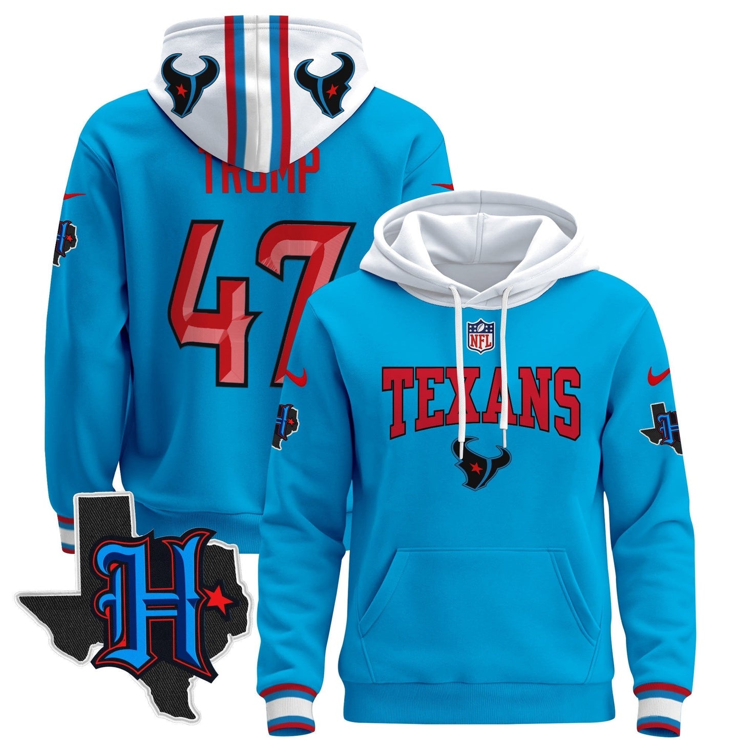 HOU 2024 Pullover Hoodie V3