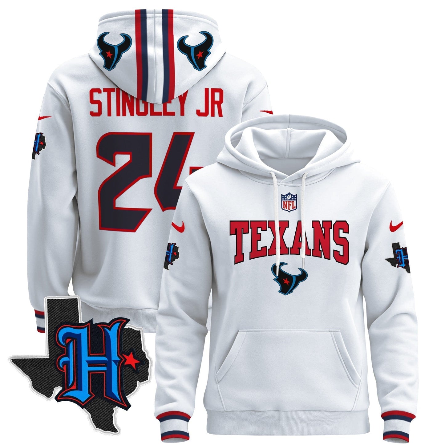 HOU 2024 Pullover Hoodie V3
