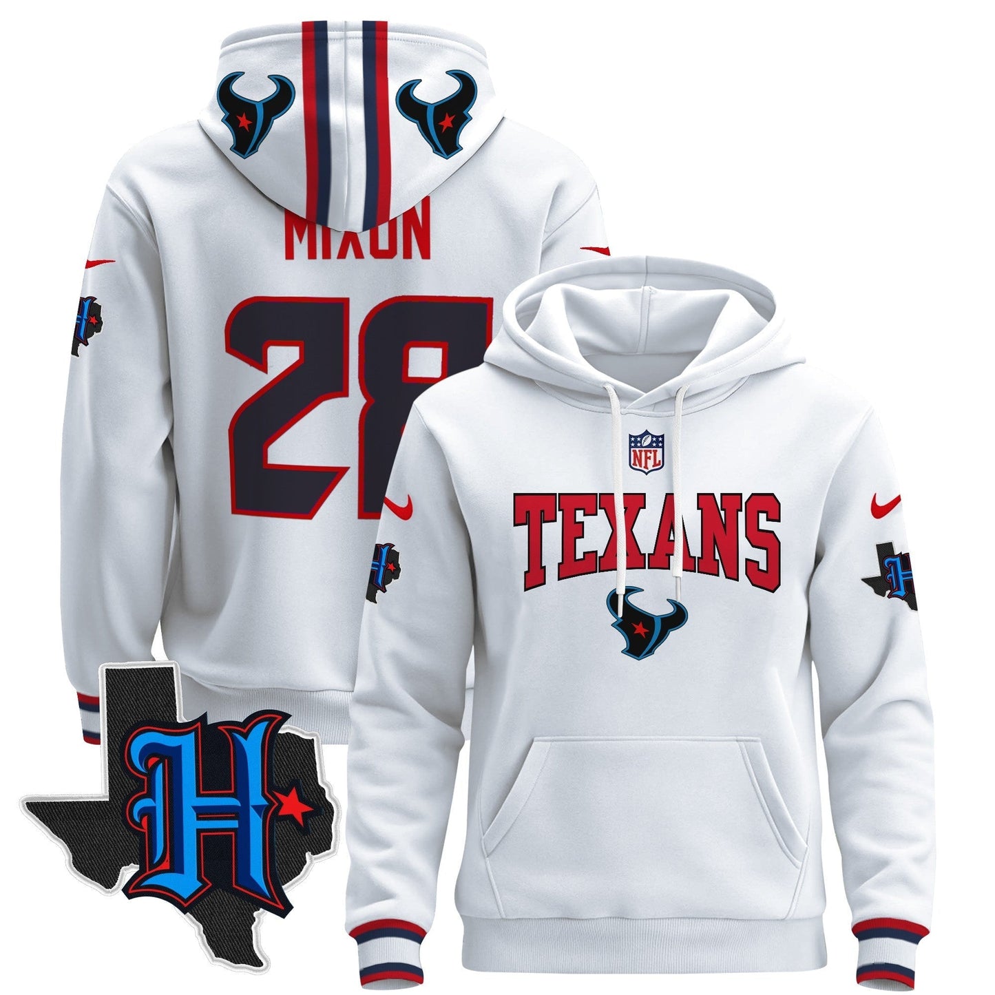 HOU 2024 Pullover Hoodie V3