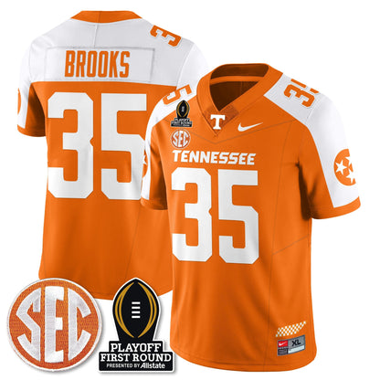 TENN Football Jersey - Playoff First Round Patch - All Stitched