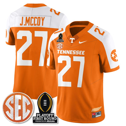TENN Football Jersey - Playoff First Round Patch - All Stitched