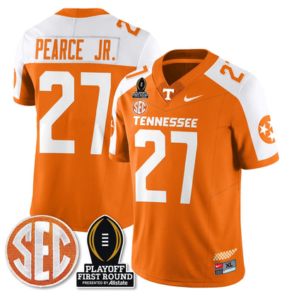 TENN Football Jersey - Playoff First Round Patch - All Stitched