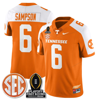 TENN Football Jersey - Playoff First Round Patch - All Stitched