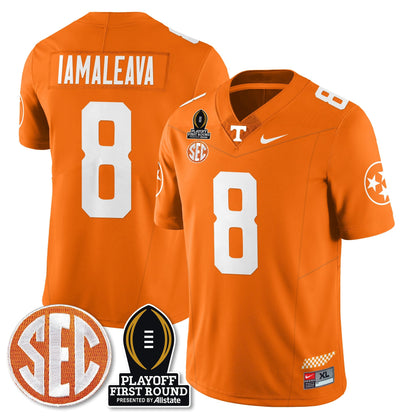 TENN Football Jersey - Playoff First Round Patch - All Stitched