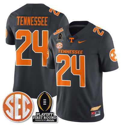 TENN Football Jersey - Playoff First Round Patch - All Stitched