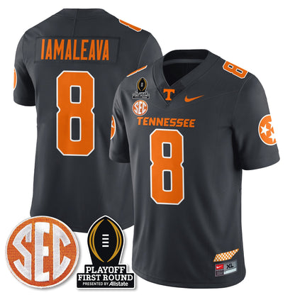 TENN Football Jersey - Playoff First Round Patch - All Stitched