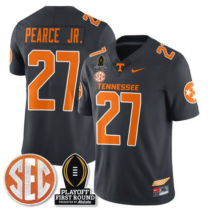 TENN Football Jersey - Playoff First Round Patch - All Stitched