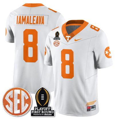 TENN Football Jersey - Playoff First Round Patch - All Stitched