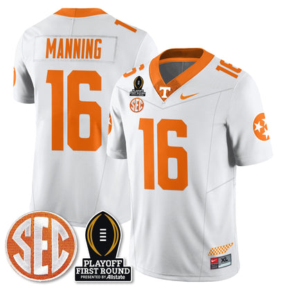 TENN Football Jersey - Playoff First Round Patch - All Stitched