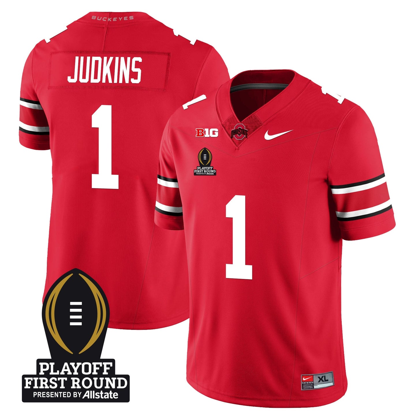 OSU Football - Playoff First Round Patch - All Stitched