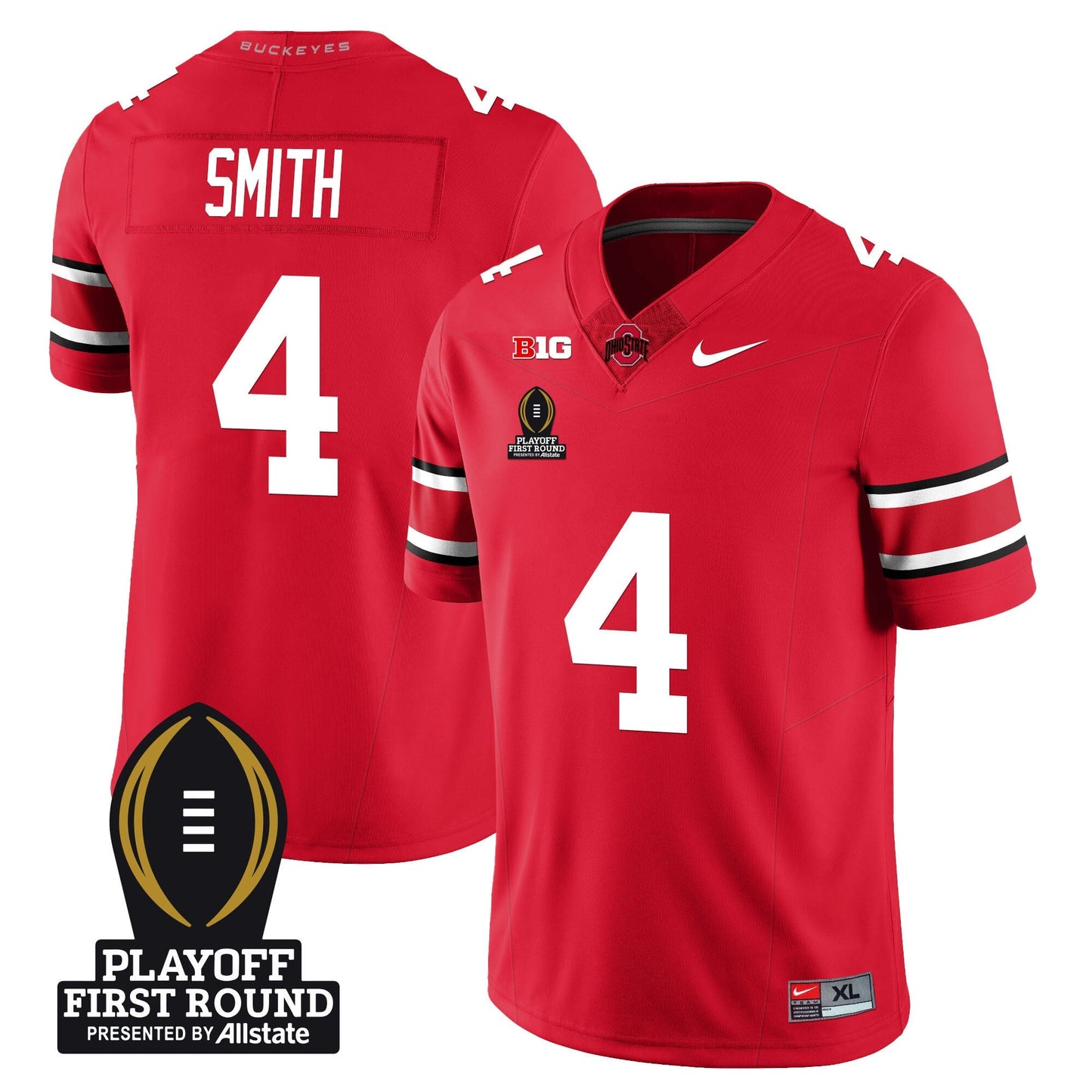 OSU Football - Playoff First Round Patch - All Stitched