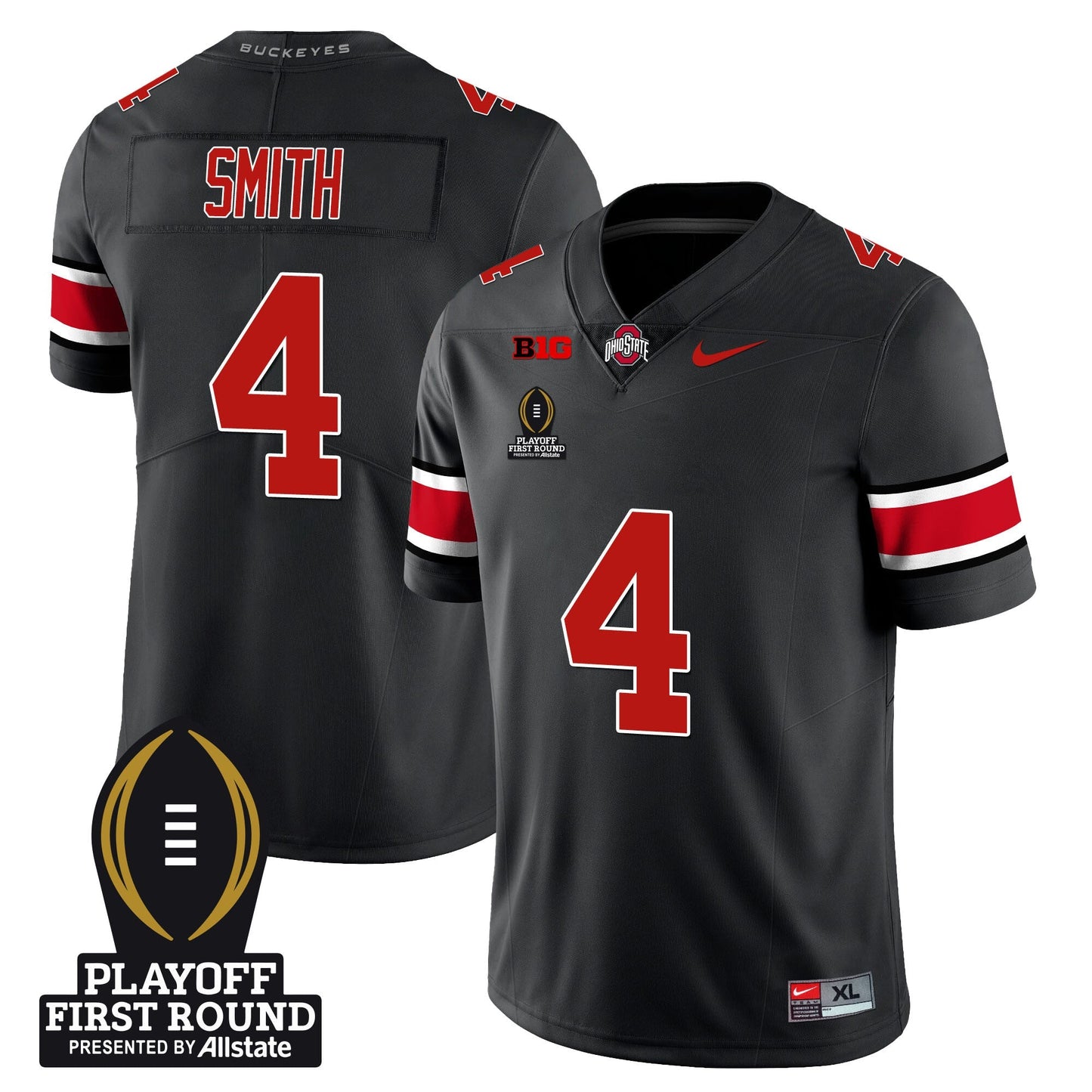 OSU Football - Playoff First Round Patch - All Stitched
