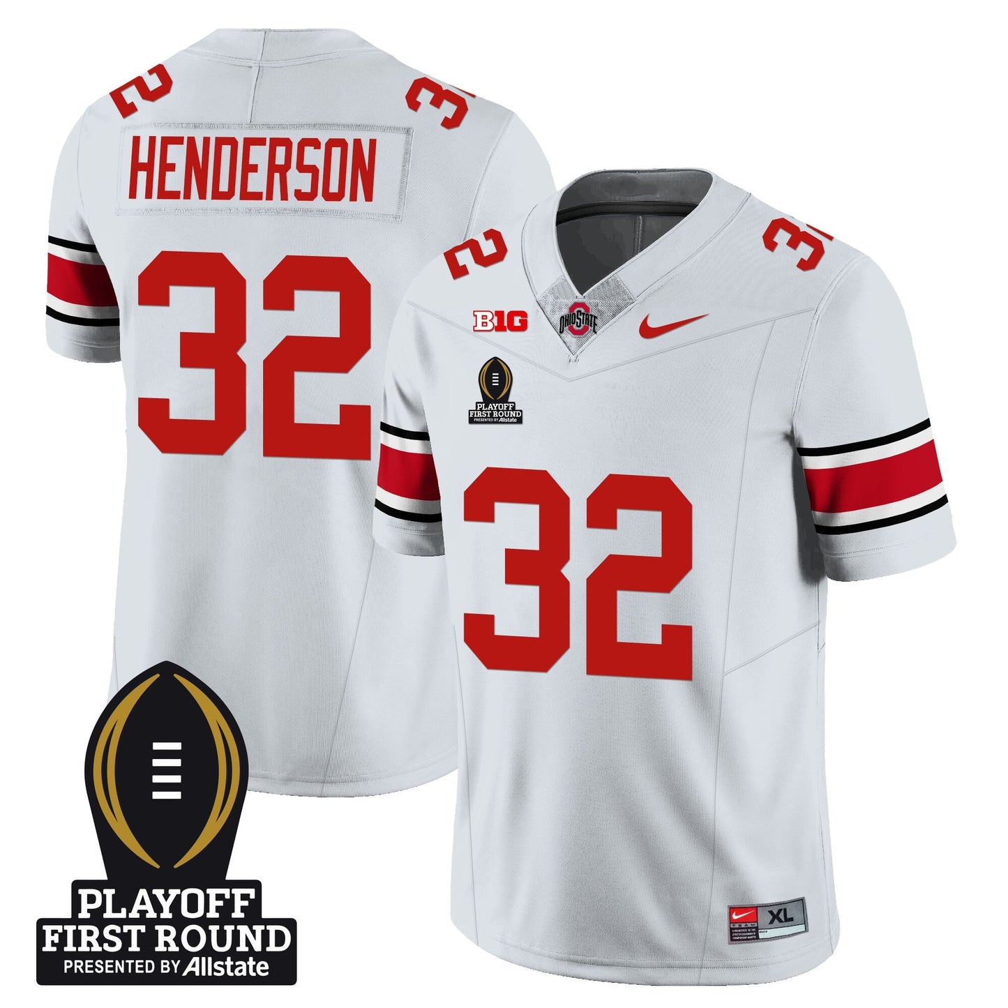 OSU Football - Playoff First Round Patch - All Stitched