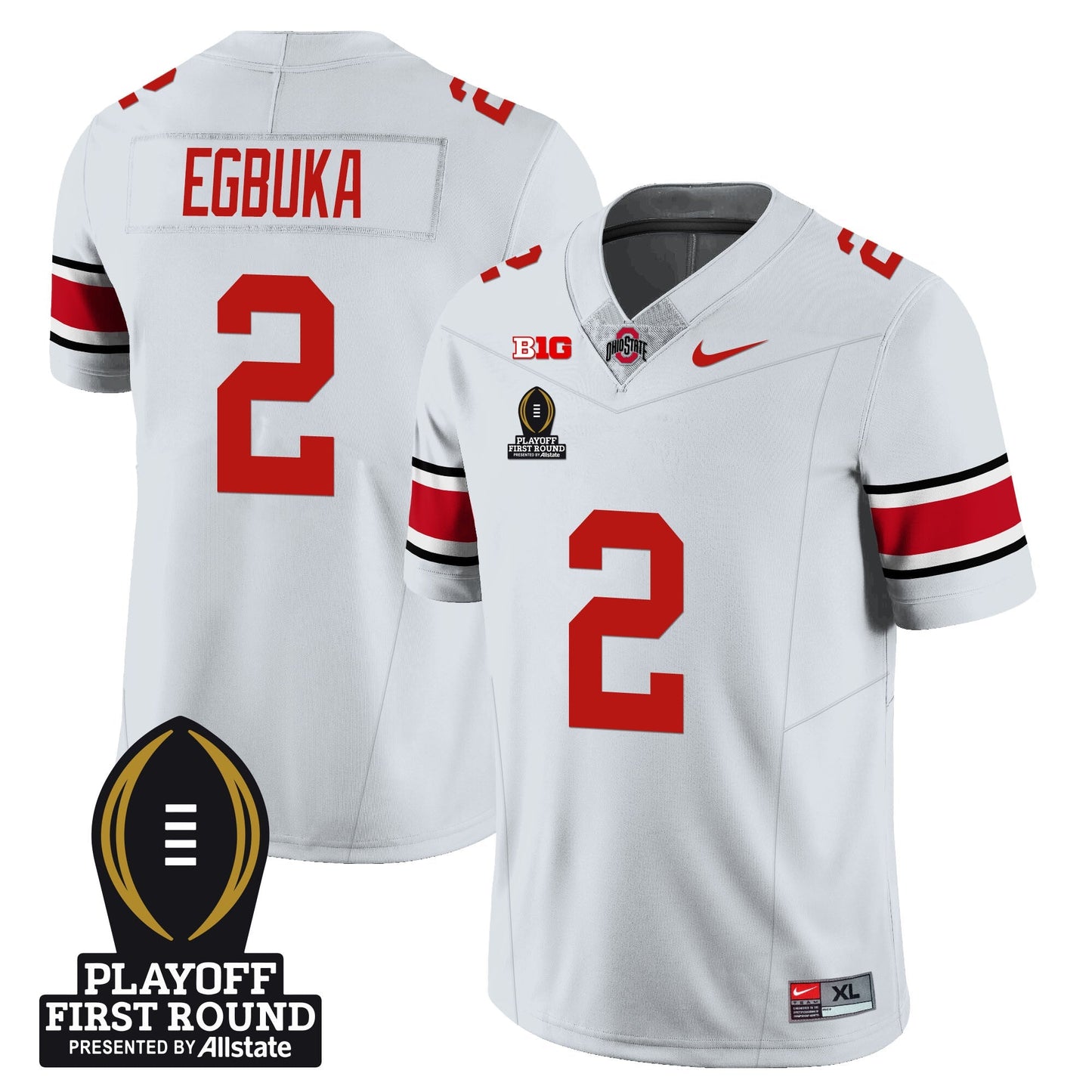 OSU Football - Playoff First Round Patch - All Stitched