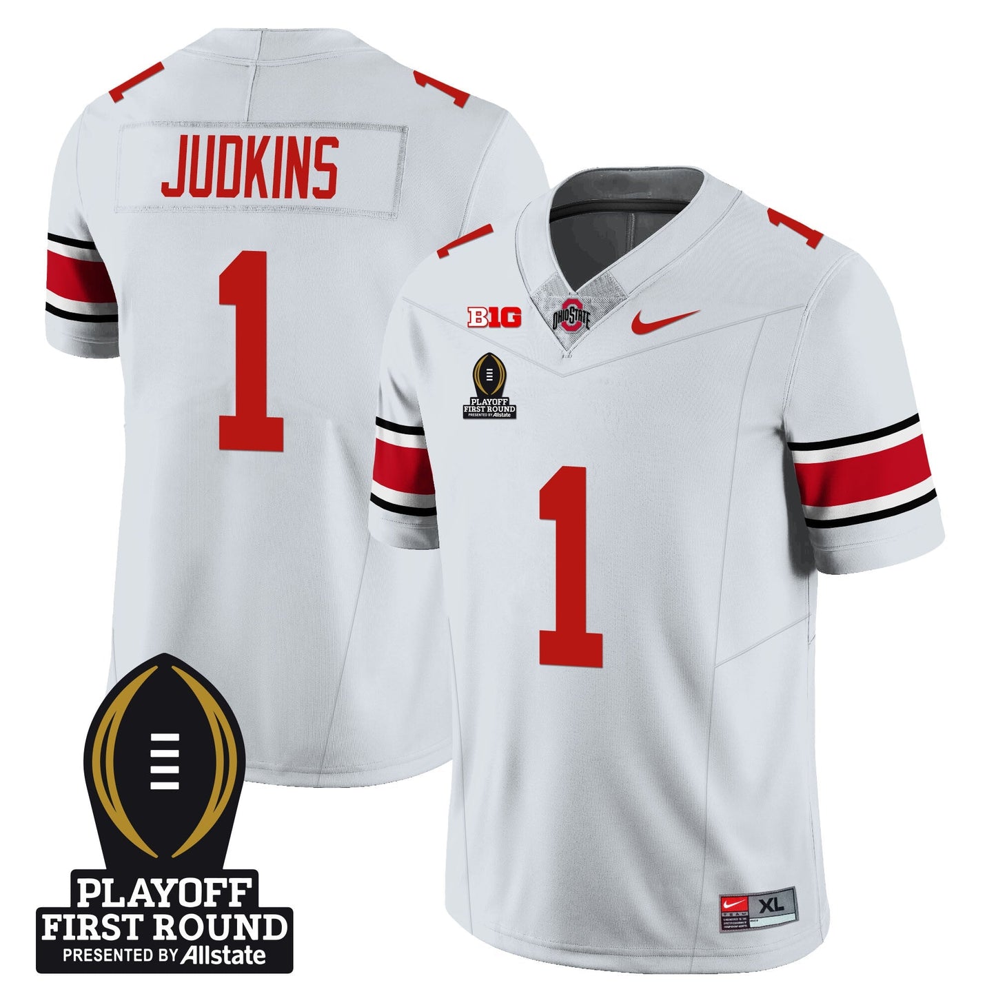 OSU Football - Playoff First Round Patch - All Stitched