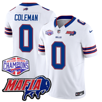 BUF 24/25 Jersey - Bills Mafia + AFC East Championship Patch