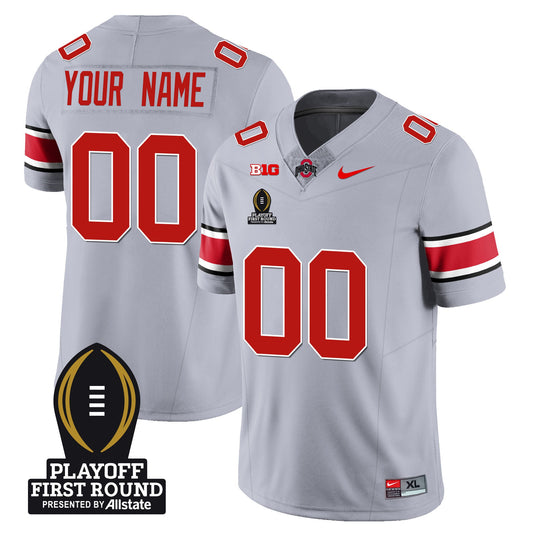 Custom OSU Football - Playoff First Round Patch - Stitched