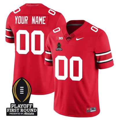 Custom OSU Football - Playoff First Round Patch - All Stitched
