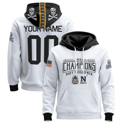 Navy Midshipmen 2024 Commander-In-Chief's Trophy Champions Patch Custom Pullover Hoodie - All Printed