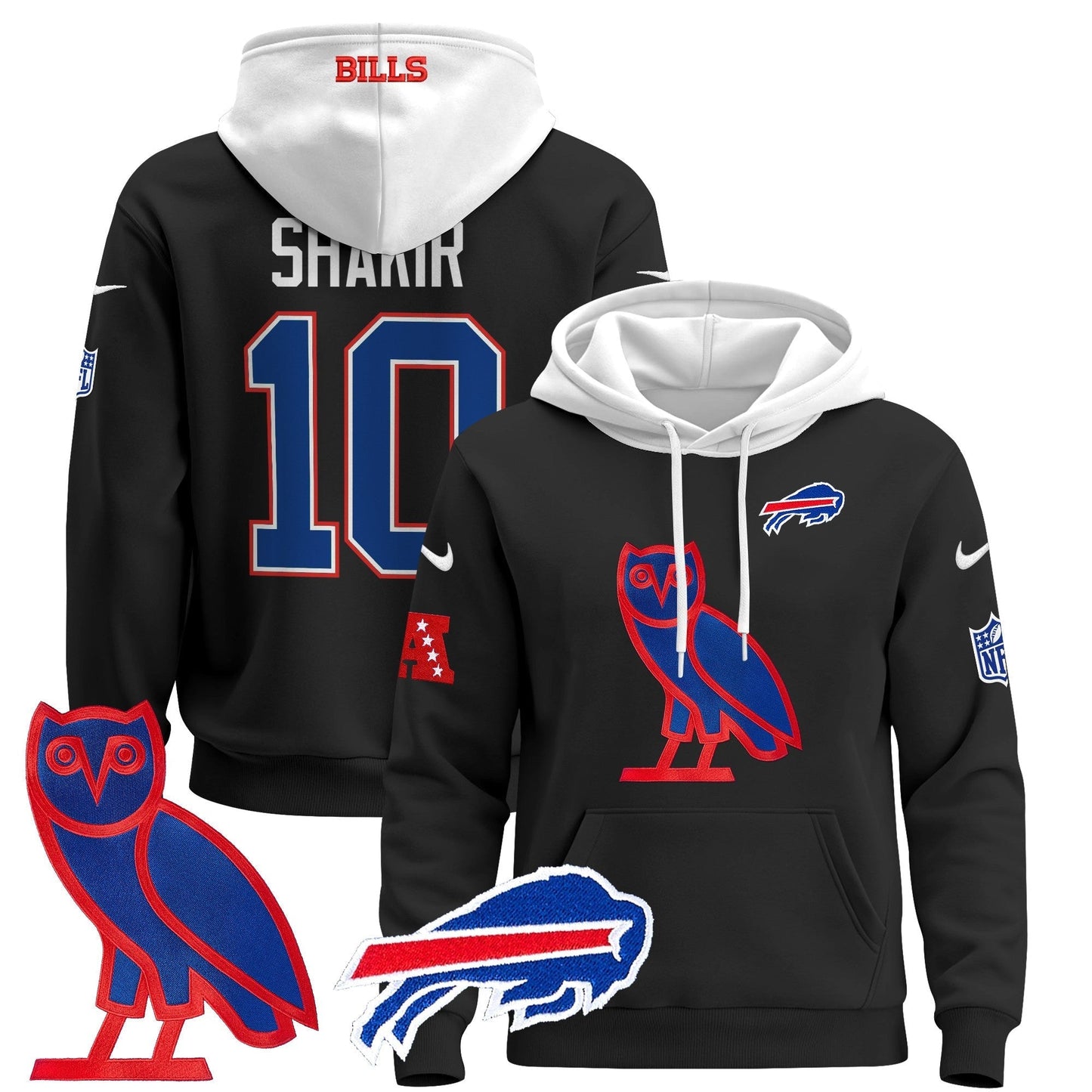 BUF OVO 2024 Pullover Hoodie