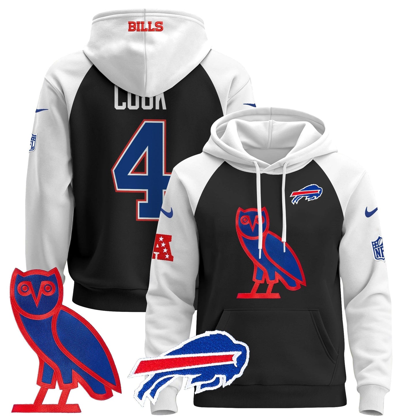 BUF OVO 2024 Pullover Hoodie