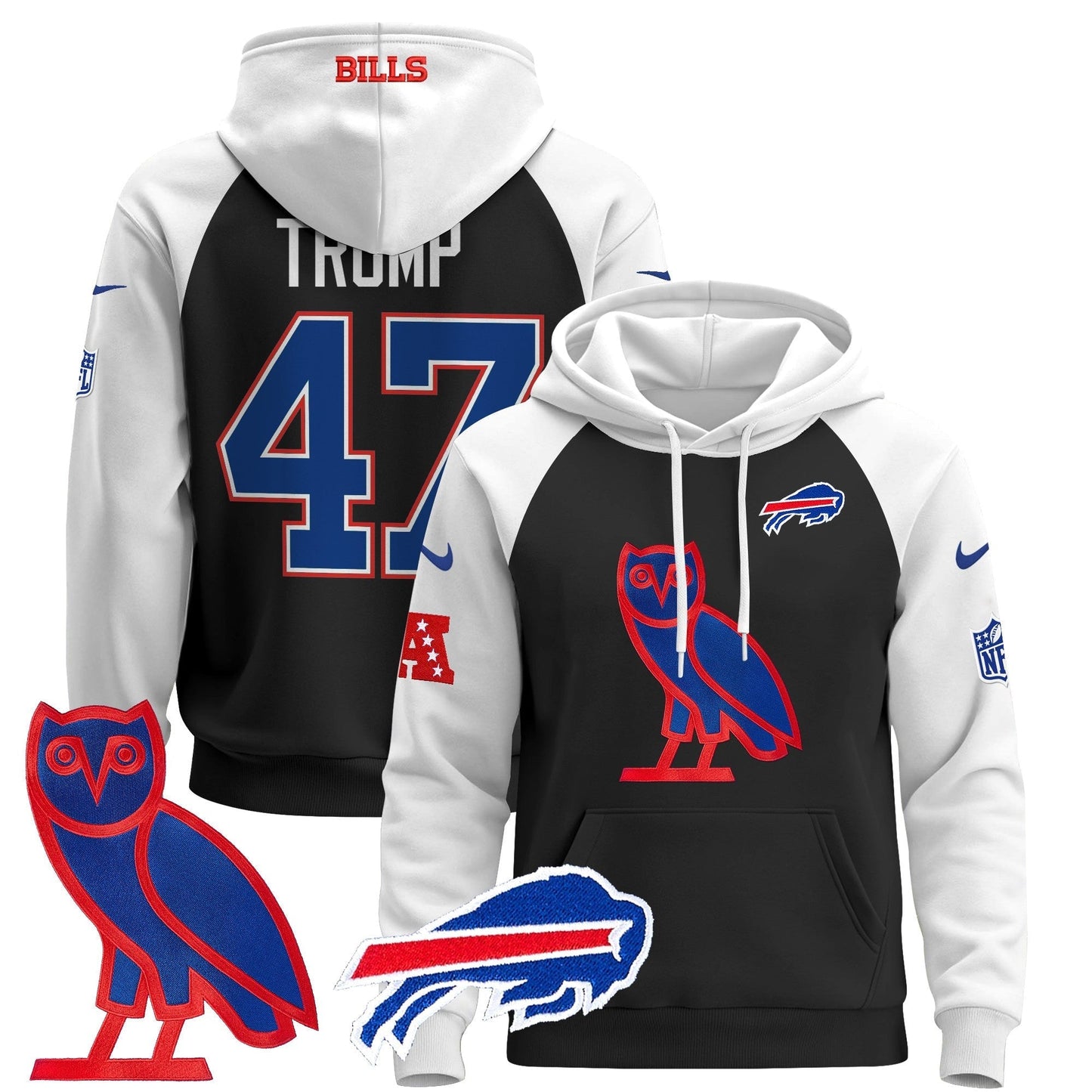 BUF OVO 2024 Pullover Hoodie