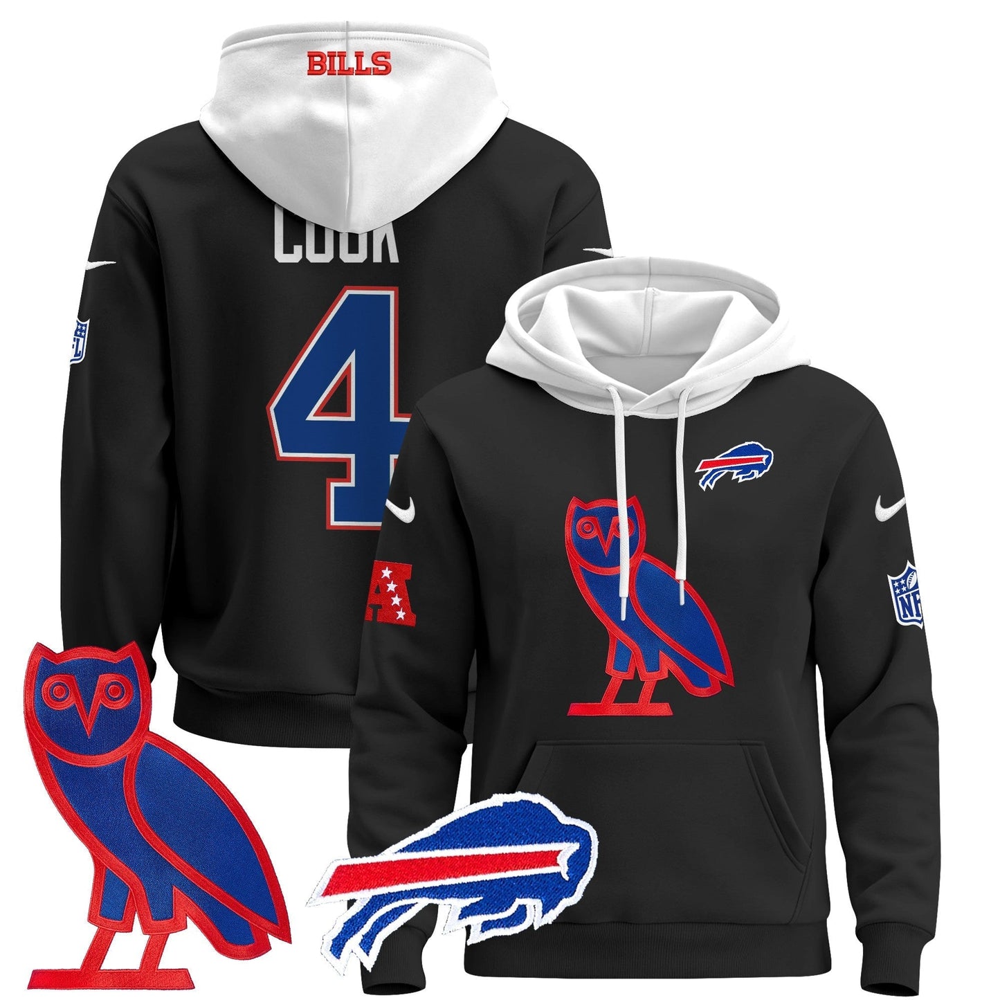 BUF OVO 2024 Pullover Hoodie