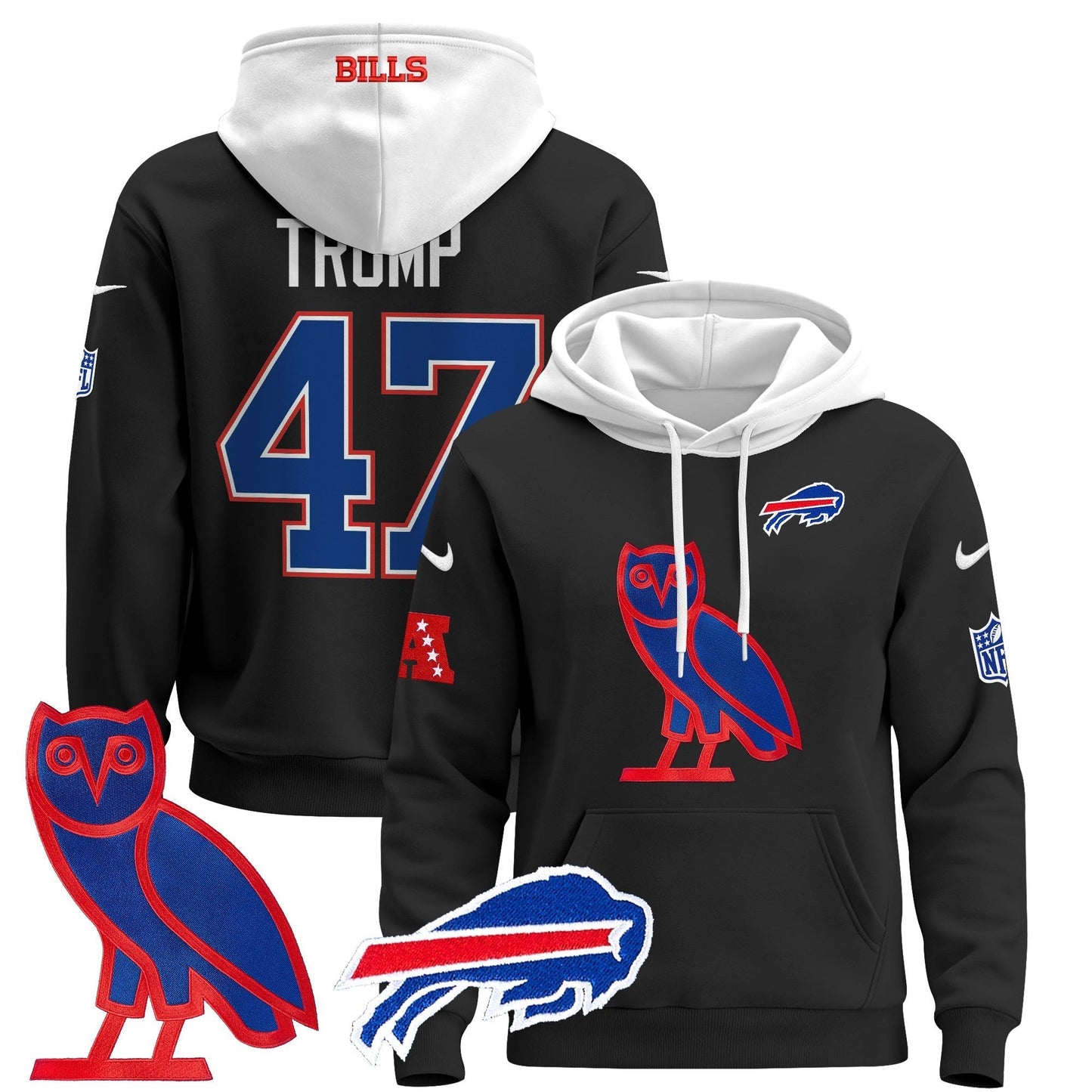 BUF OVO 2024 Pullover Hoodie