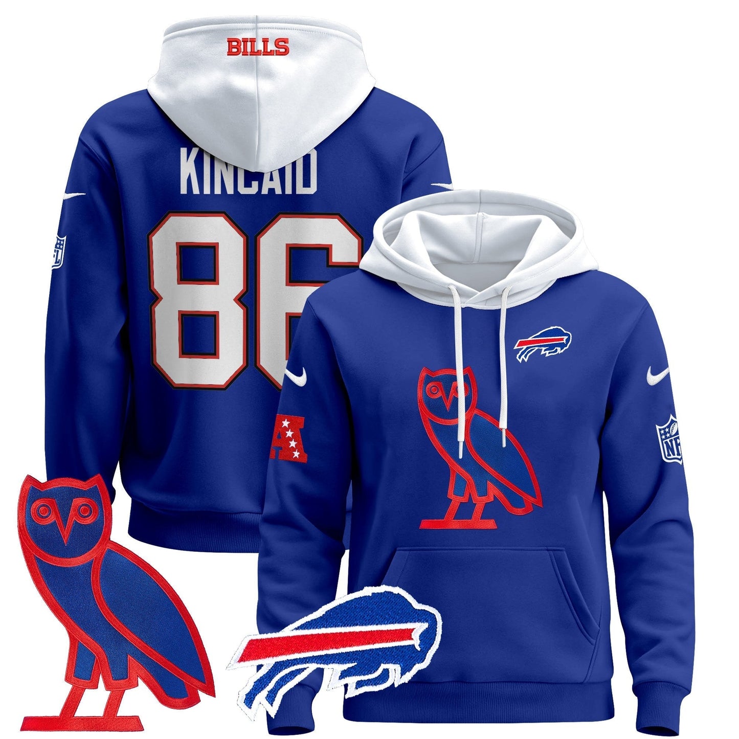 BUF OVO 2024 Pullover Hoodie
