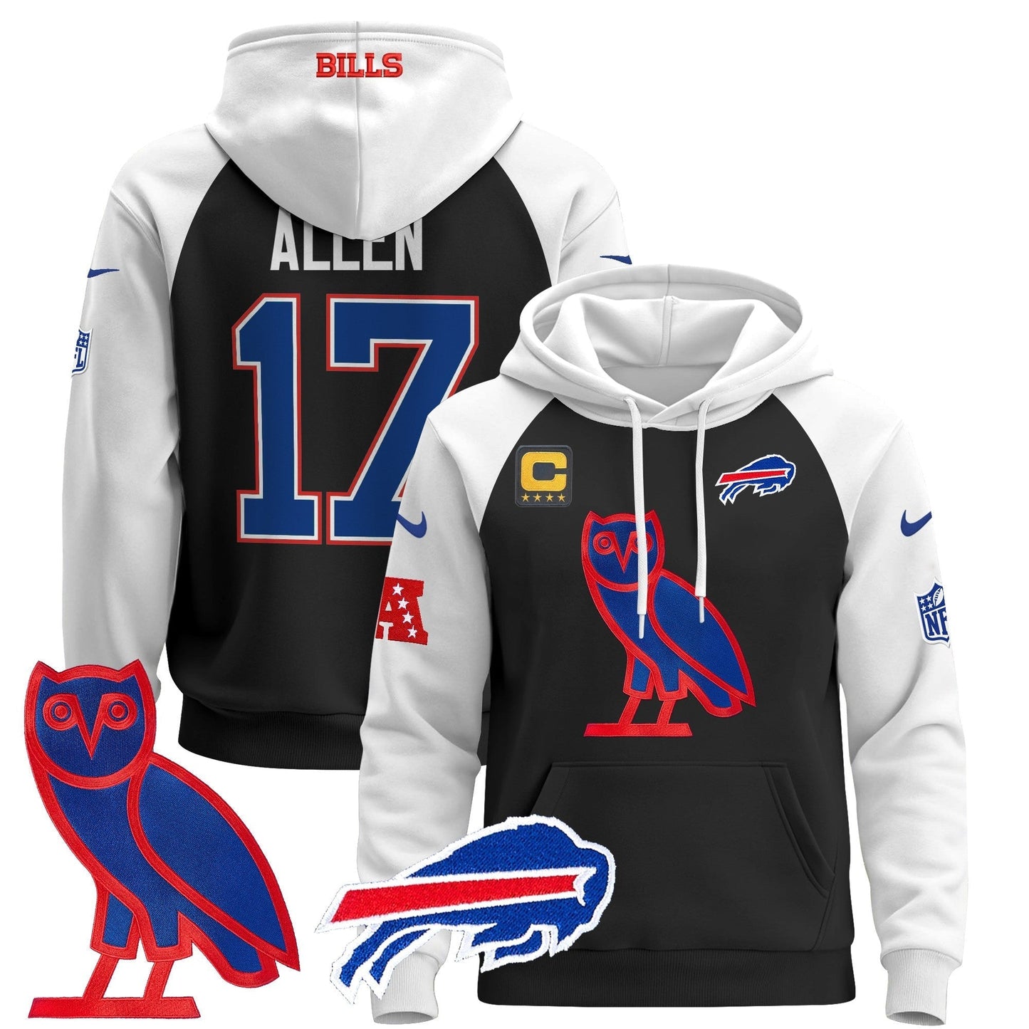 BUF OVO 2024 Pullover Hoodie