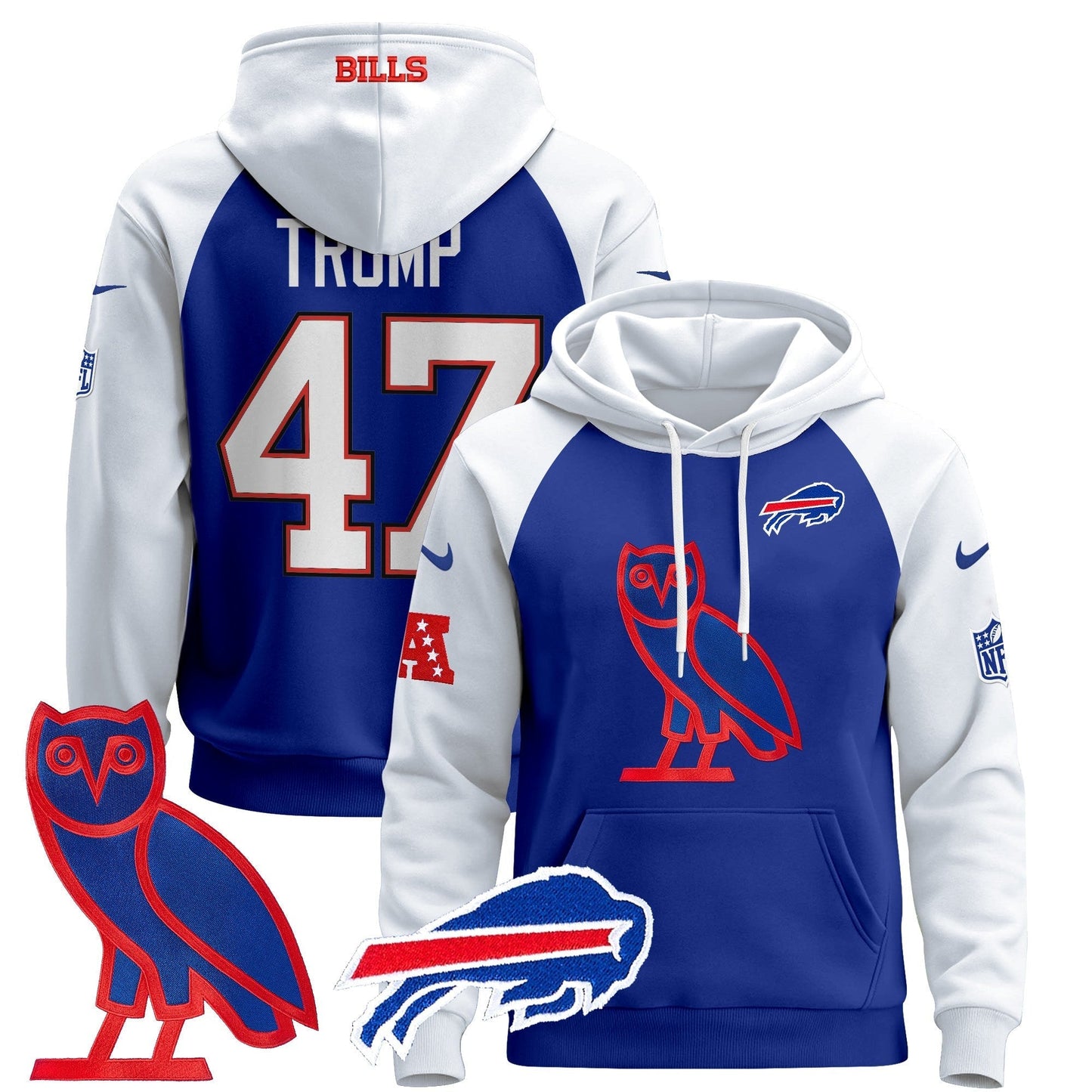 BUF OVO 2024 Pullover Hoodie
