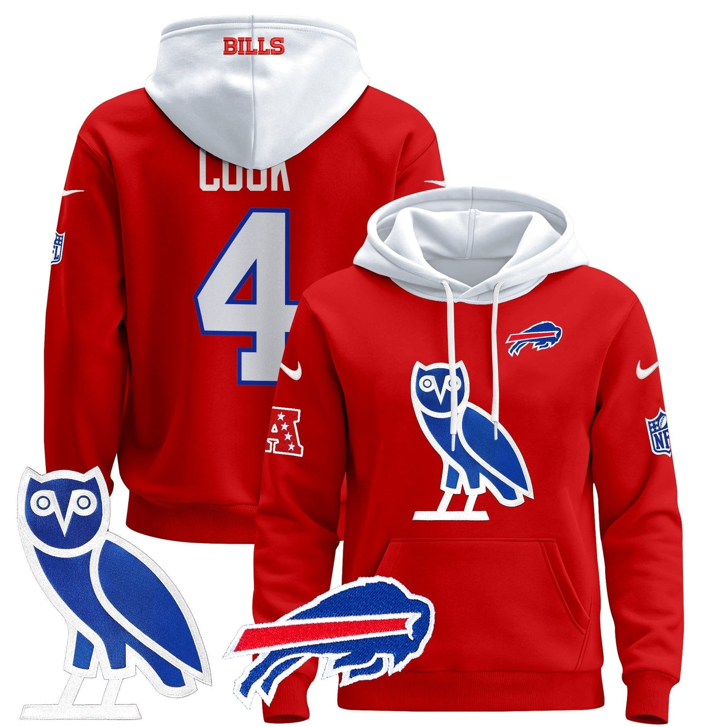 BUF OVO 2024 Pullover Hoodie