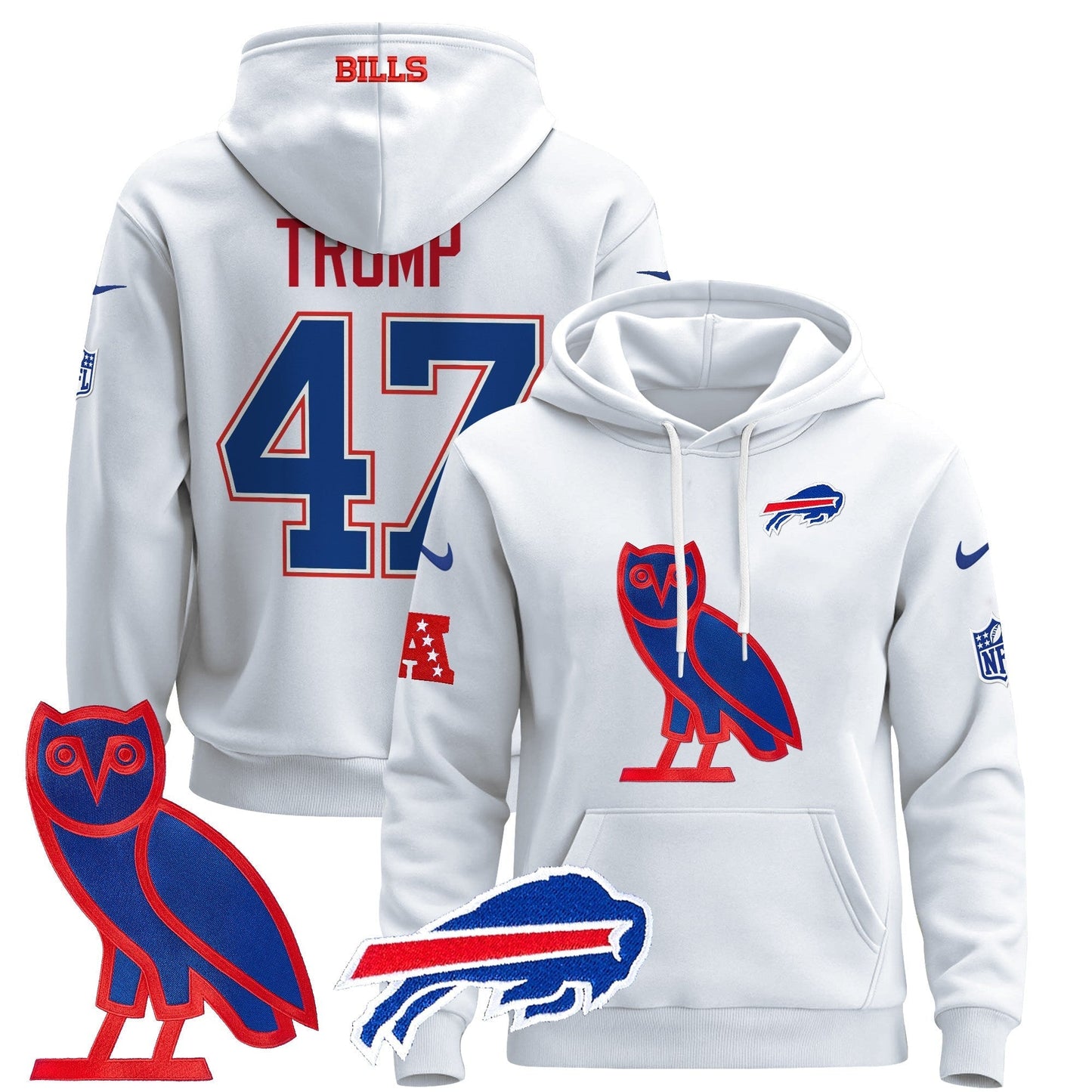 BUF OVO 2024 Pullover Hoodie