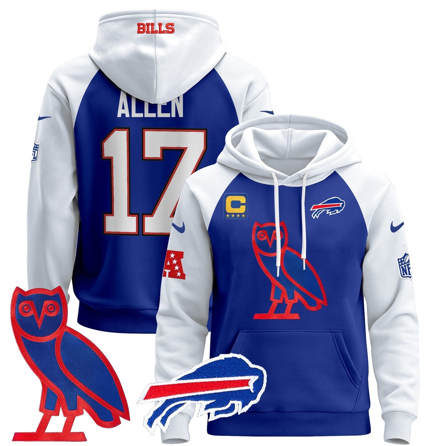 BUF OVO 2024 Pullover Hoodie