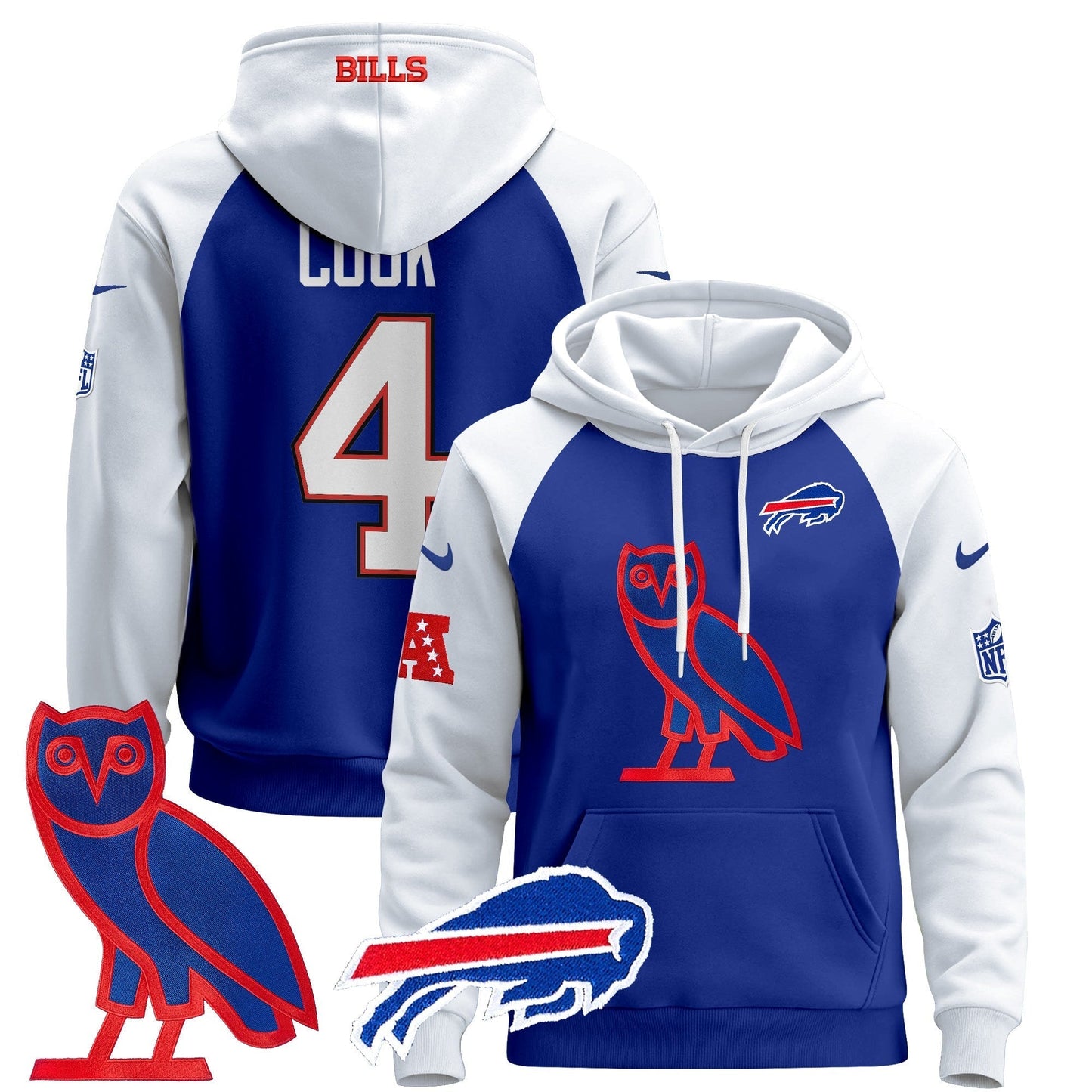 BUF OVO 2024 Pullover Hoodie