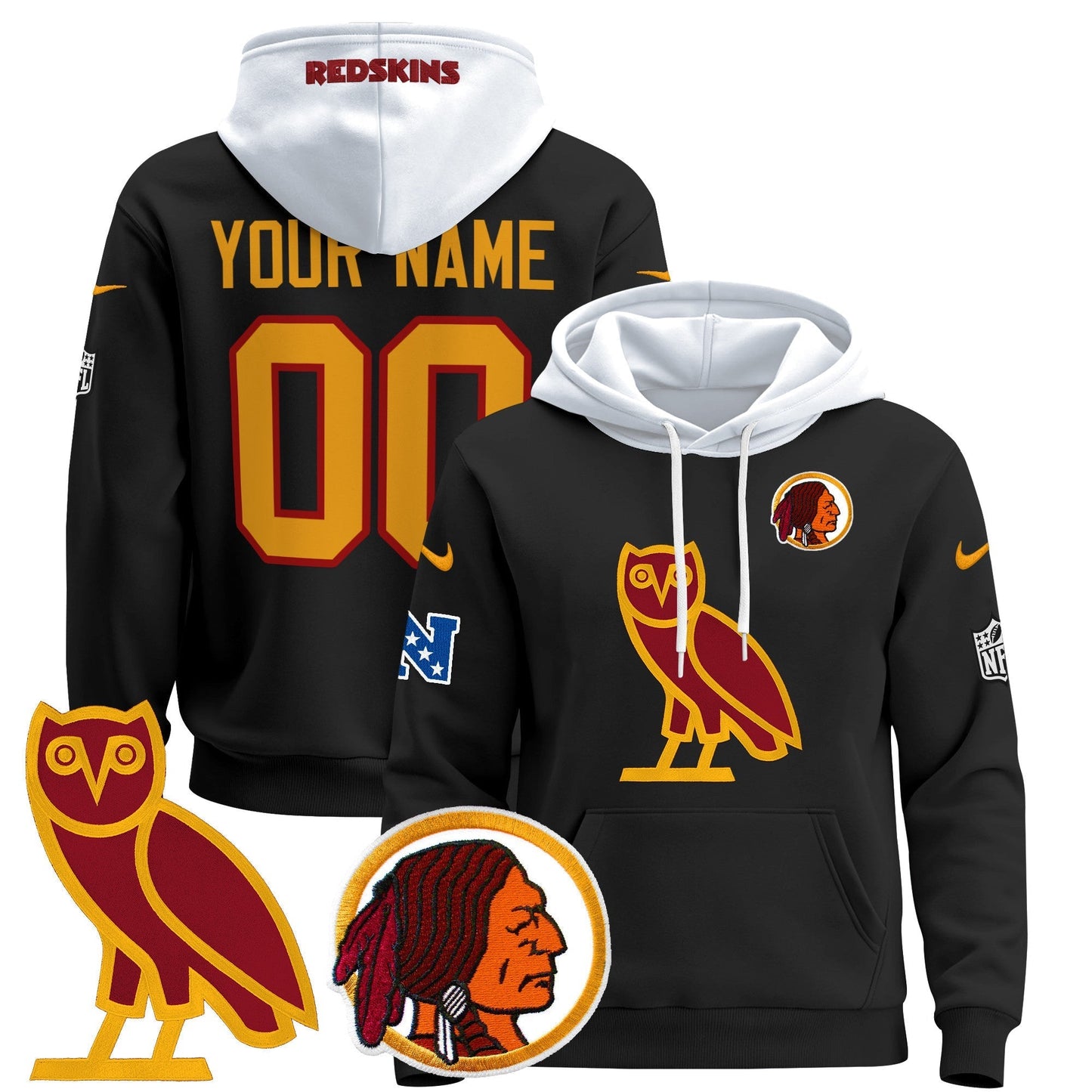 WR OVO 2024 Custom Pullover Hoodie