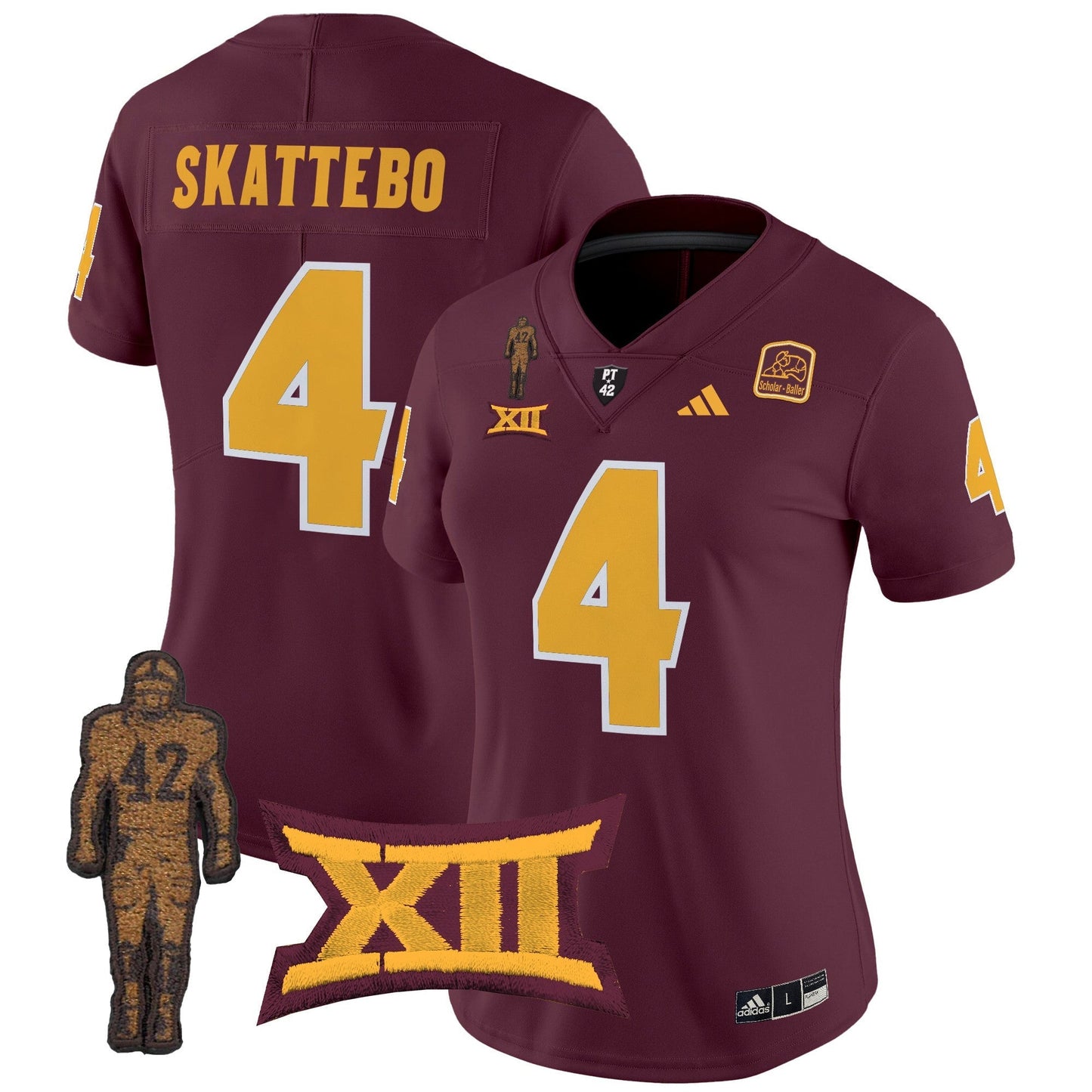 Women's ASU 2024 Pat Tillman Honoring Patch Vapor Limited Jersey - All Stitched