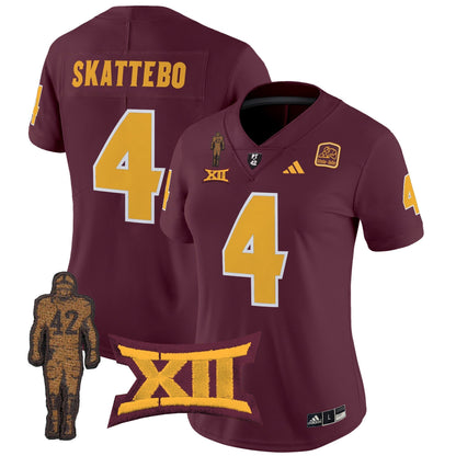 Women's ASU 2024 Pat Tillman Honoring Patch Vapor Limited Jersey - All Stitched