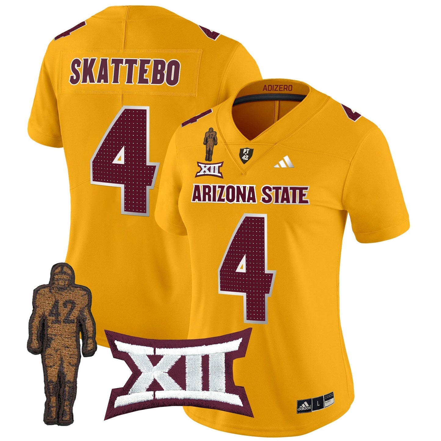 Women's ASU 2024 Pat Tillman Honoring Patch Vapor Limited Jersey V2 - All Stitched