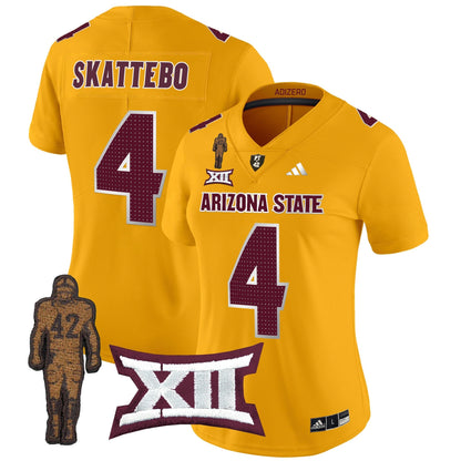 Women's ASU 2024 Pat Tillman Honoring Patch Vapor Limited Jersey V2 - All Stitched