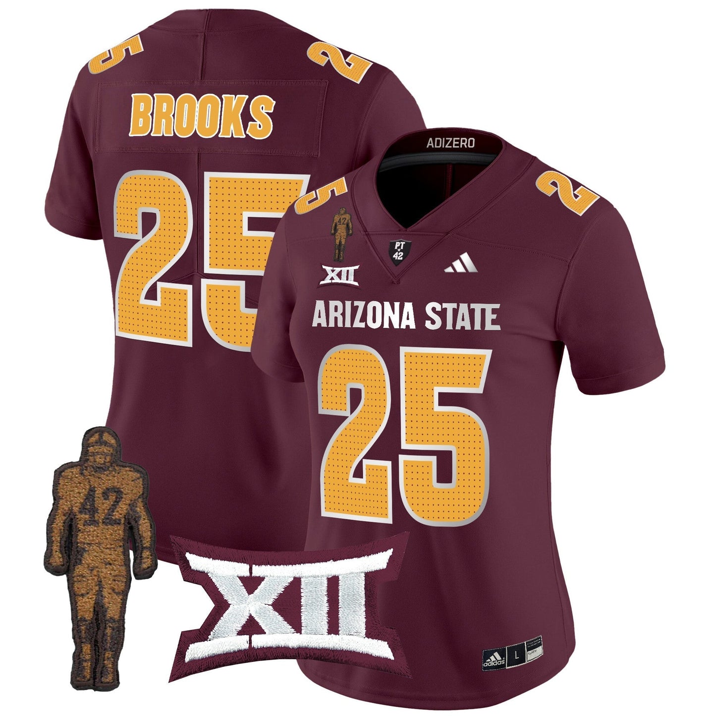 Women's ASU 2024 Pat Tillman Honoring Patch Vapor Limited Jersey V2 - All Stitched
