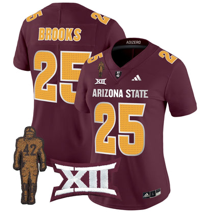 Women's ASU 2024 Pat Tillman Honoring Patch Vapor Limited Jersey V2 - All Stitched