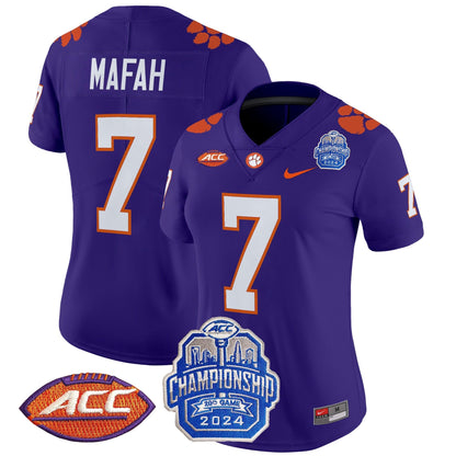 Women's CLEM 2024 ACC Championship Patch Vapor Limited Jersey - All Stitched