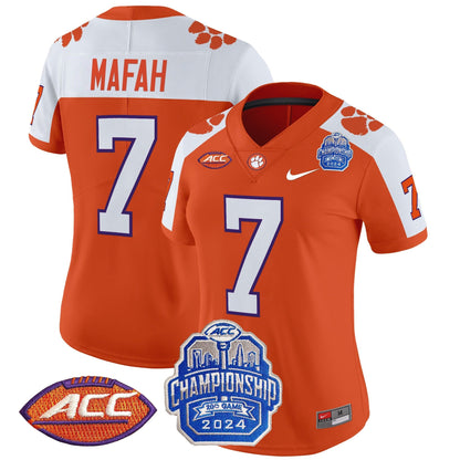 Women's CLEM 2024 ACC Championship Patch Vapor Limited Jersey - All Stitched