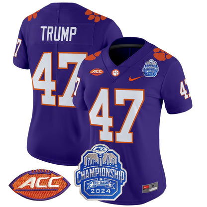 Women's CLEM 2024 ACC Championship Patch Vapor Limited Jersey - All Stitched