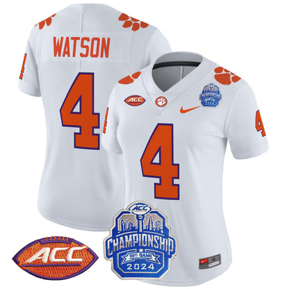 Women's CLEM 2024 ACC Championship Patch Vapor Limited Jersey - All Stitched