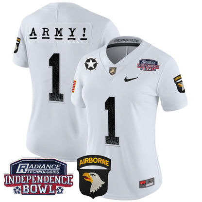 Women's Army Black Knights Independence Bowl Patch 2024 Vapor Limited Jersey - All Stitched