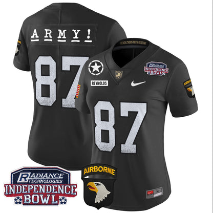 Women's Army Black Knights Independence Bowl Patch 2024 Vapor Limited Jersey - All Stitched