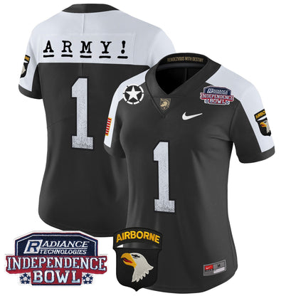 Women's Army Black Knights Independence Bowl Patch 2024 Vapor Limited Jersey - All Stitched