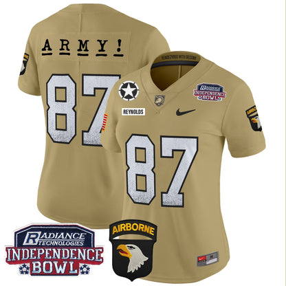 Women's Army Black Knights Independence Bowl Patch 2024 Vapor Limited Jersey - All Stitched